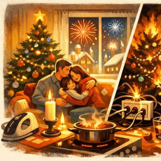 Пожарная опасность в новогодние каникулы: причины, последствия и меры профилактики